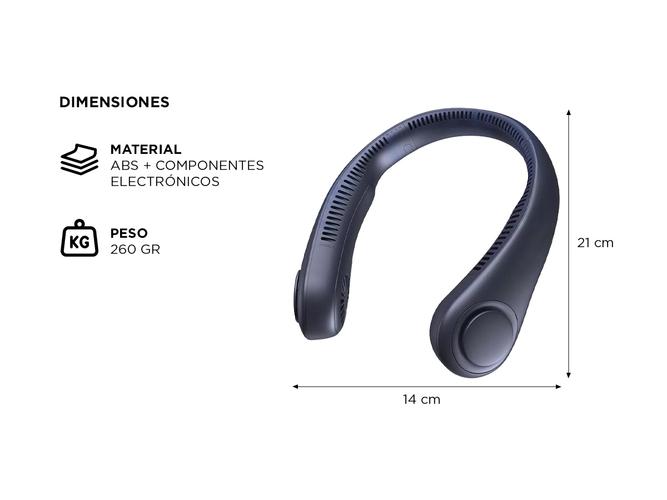 Ventilador de Cuello Portatil Gadnic Alta Potencia - 4