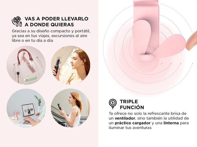 Ventilador Portátil Gadnic 3 en 1 - 3