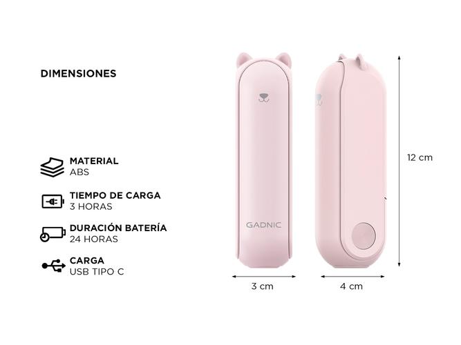 Ventilador Portátil Gadnic 3 en 1 - 4