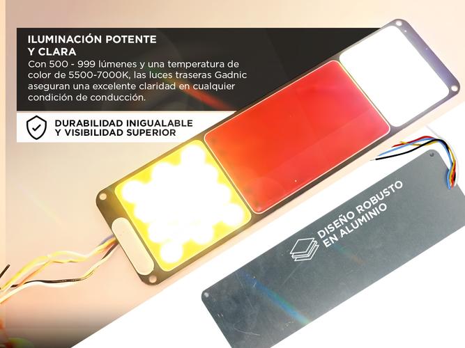 Faros Luces De Led Para Trailer  Coche Gadnic luces traseras  - 3