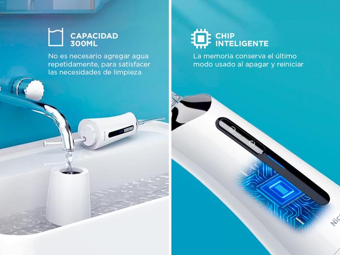 Irrigador Bucal Nicefeel Inalámbrico FC5240 Uso Doméstico - 4