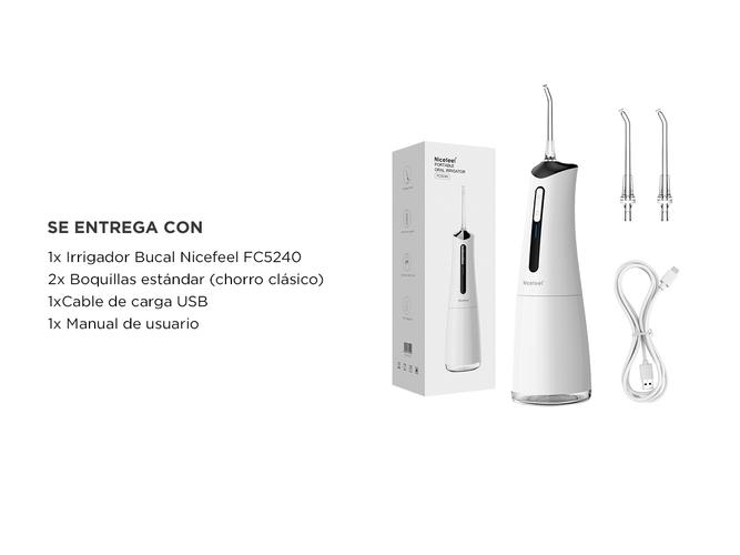 Irrigador Bucal Nicefeel Inalámbrico FC5240 Uso Doméstico - 6