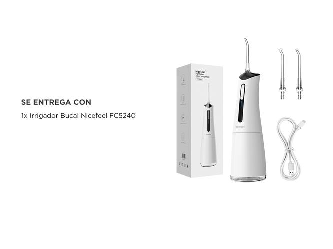 Irrigador Bucal Nicefeel Inalámbrico FC5240 Uso Doméstico - 6