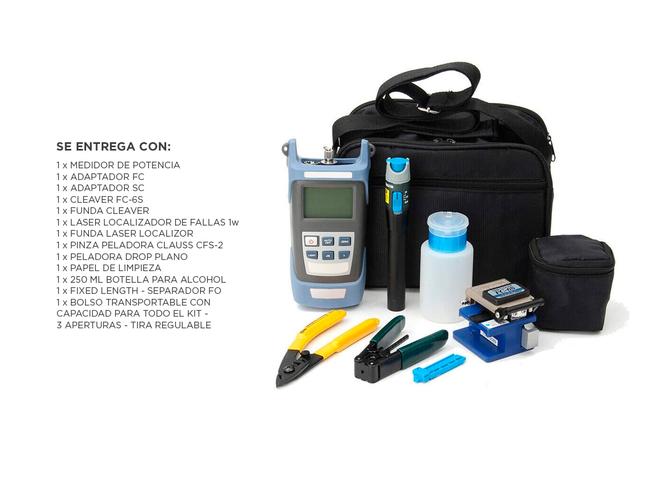 KIT de Herramientas Gadnic FO1000 para Fibra Óptica 14 en 1 - 4