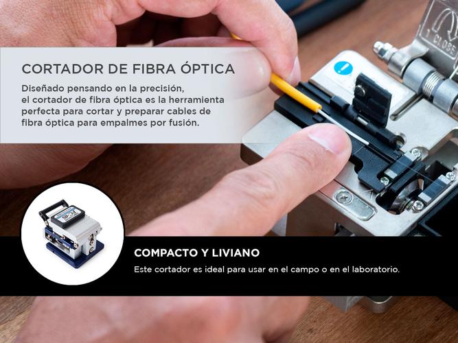 Cortadora De Fibra Óptica Gadnic FO2 Alta Precisión - 2