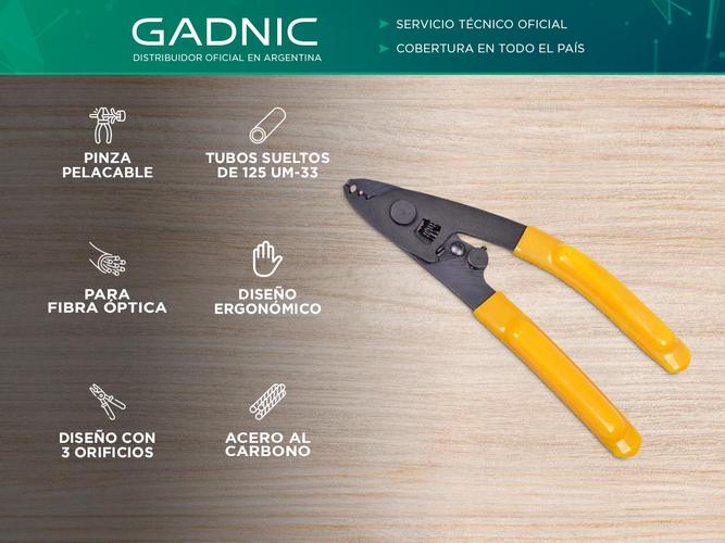 Peladora De Fibra Óptica Gadnic FO03 Pelacables - 1