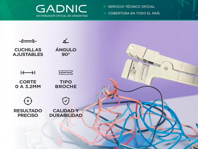 Máquina Peladora de Fibras Gadnic Longitudinal Cables Coaxiales - 1