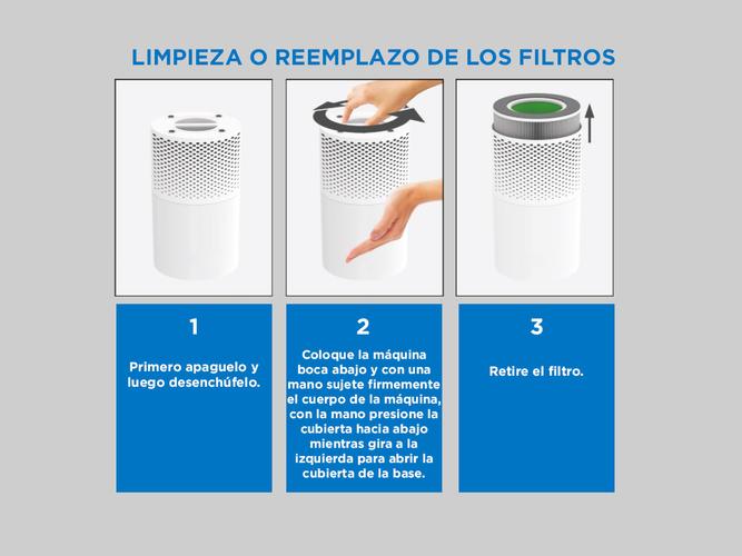 Purificador de Aire Touch + Filtro HEPA Ozonizador 6 - 5