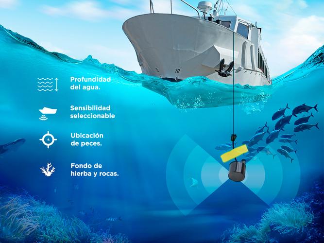 Ecosonda Lucky FF068-T Buscador de Peces Portatil - 2