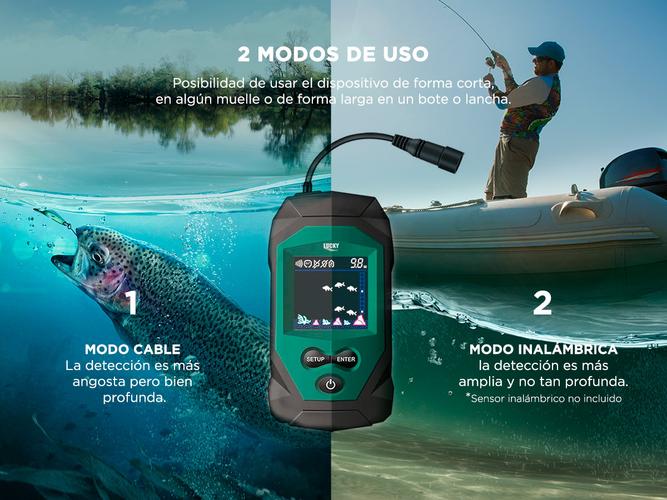Ecosonda Lucky FF068-T Buscador de Peces Portatil - 4