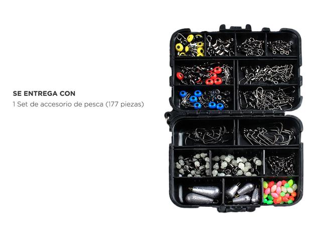 Kit Accesorios De Pesca Gadnic 177 Unidades Anzuelos - 5
