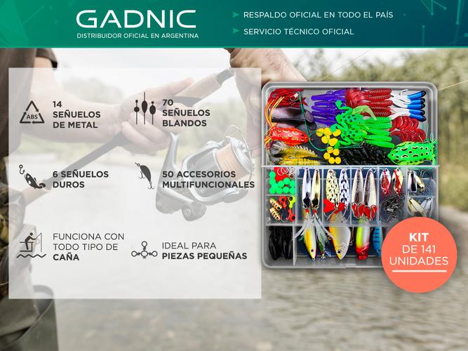 Juego de señuelos de pesca Gadnic de 141 piezas anzuelos - 1