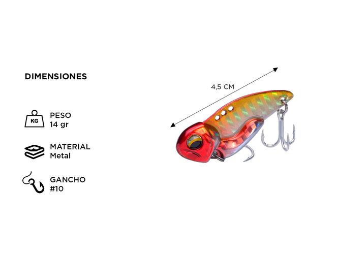 Cebo de Pesca Linnhue SENF16SH Señuelo Para Pez - 3