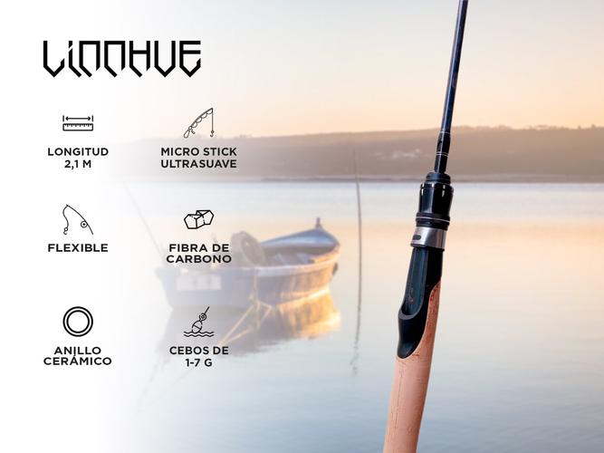 Caña de Pescar Linnhue FISH2T21 Ultraligera de Viaje - 1