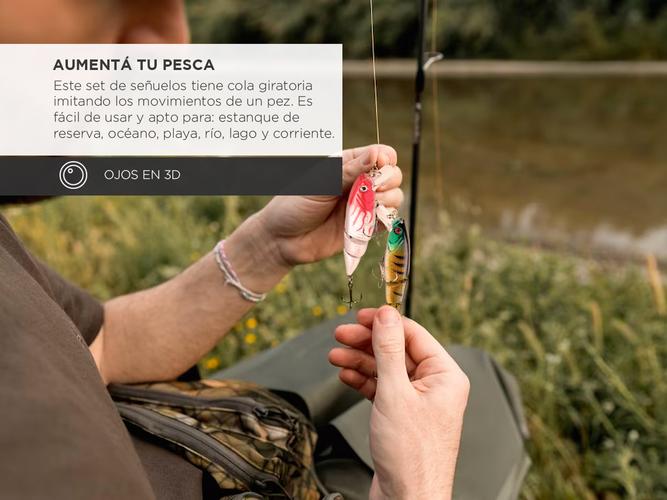 Señuelo de Pez Articulado Linnhue Para Pesca - 2