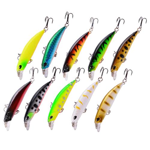 10 Señuelos de Pesca Linnhue Cebo Artifical de Pez - 0