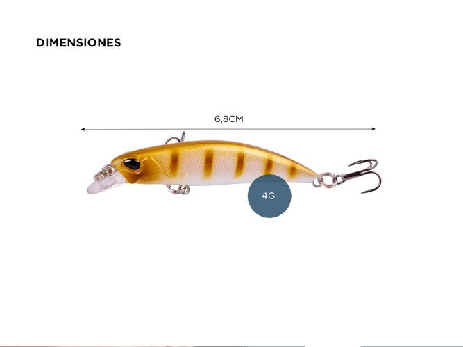 10 Señuelos de Pesca Linnhue Cebo Artifical de Pez - 3