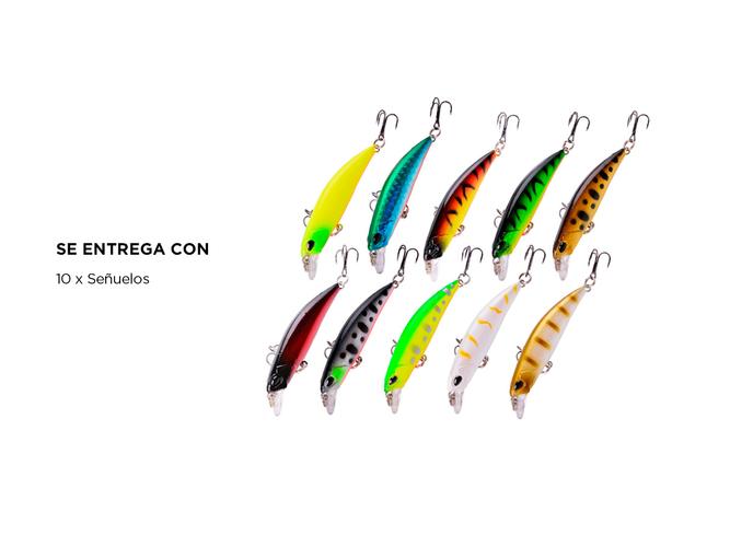 10 Señuelos de Pesca Linnhue Cebo Artifical de Pez - 4