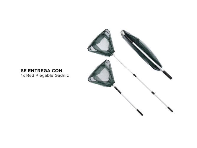 Red Copo De Pesca Plegable Gadnic Triangulo Mango Extensible - 4
