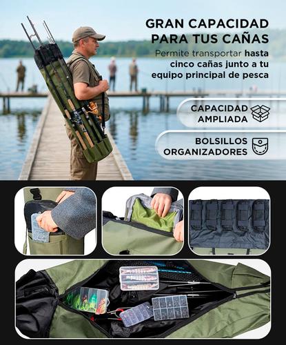 Bolso Para Cañas De Pescar Gadnic Gran Capacidad Con Bolsillos  - 2