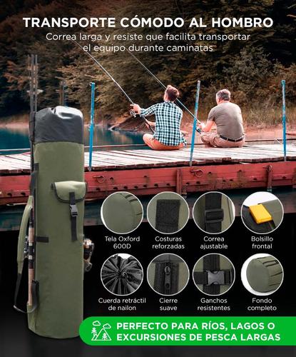 Bolso Para Cañas De Pescar Gadnic Gran Capacidad Con Bolsillos  - 4