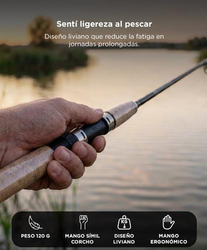 Caña de Pescar Southport by Gadnic Spinning Liviana con funda - 2
