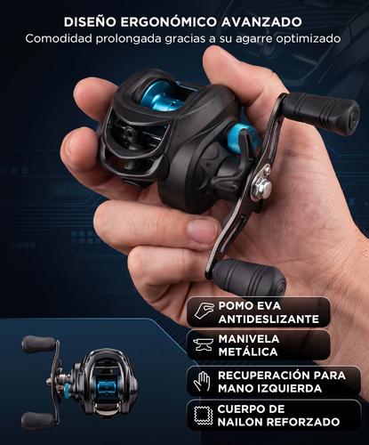 Reel  de Pesca Baitcasting SouthPort by Gadnic 18+1BB Freno 8kg - 4