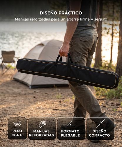 Funda Para Caña De Pescar South Port 6-8 Unidades Impermeable Reforzada - 4