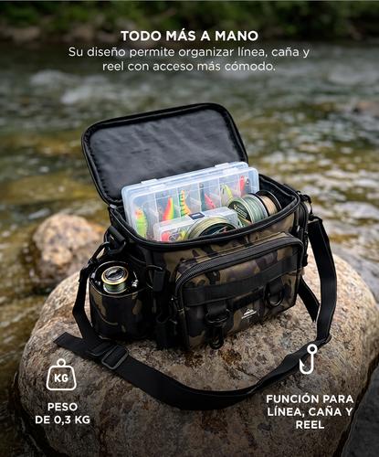 Bolso Para Pesca Southport By Gadnic Oxford 600D Impermeable Compacto - 3