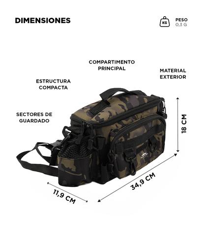 Bolso Para Pesca Southport By Gadnic Oxford 600D Impermeable Compacto - 5