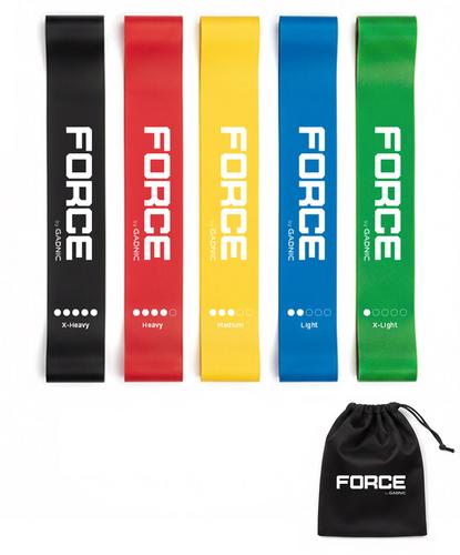  Kit x 5  Bandas Elásticas Force By Gadnic Isométricas - 5
