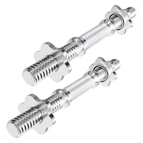 Mancuernas Para Discos Pesas Gadnic Cromadas Macizas Kit Rosca 30mm - 0