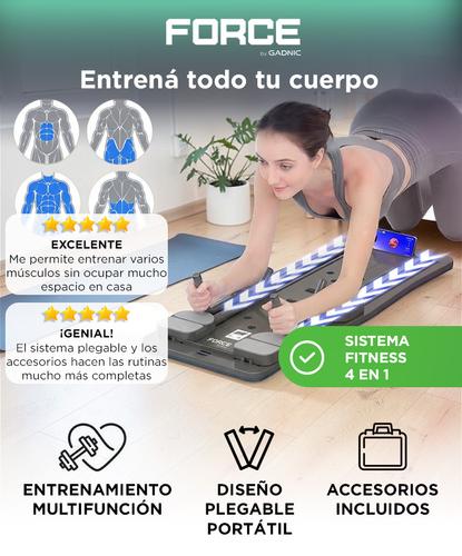 Tabla Pilates Force By Gadnic Plegable Multifunción 4 en 1  - 1