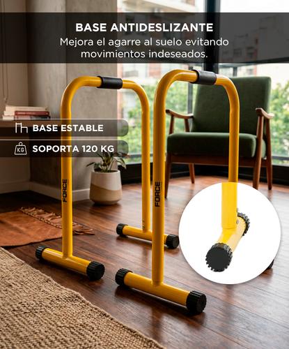 Barras Paralelas FORCE By Gadnic Calistenia Ajustables 120kg Entrenamiento - 4