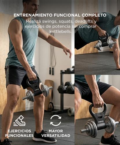 Agarre Convertidor Pesa Rusa Force by Gadnic ABS Para Mancuernas  - 2