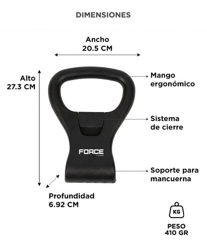 Agarre Convertidor Pesa Rusa Force by Gadnic ABS Para Mancuernas  - 5
