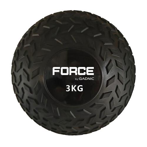 Medicine Ball de 3 Kg Force By Gadnic Pelota Slam Sin Rebote Textura Antideslizante - 0