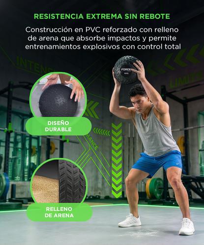 Medicine Ball de 6 Kg Force By Gadnic Pelota Slam Sin Rebote Textura Antideslizante - 2