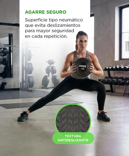 Medicine Ball de 9 Kg Force By Gadnic Pelota Slam Sin Rebote Textura Antideslizante - 3