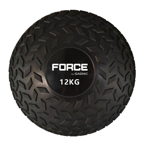 Medicine Ball de 12 Kg Force By Gadnic Pelota Slam Sin Rebote Textura Antideslizante - 0