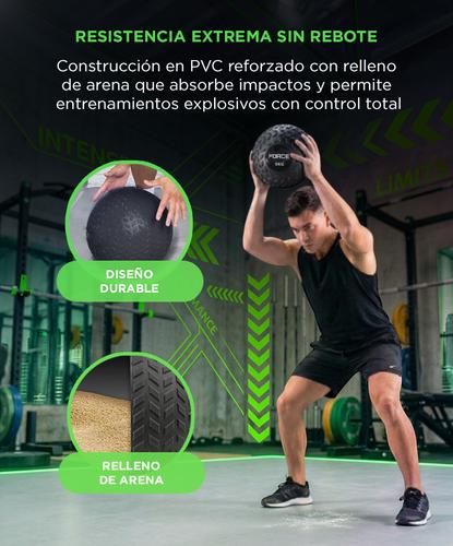 Medicine Ball de 12 Kg Force By Gadnic Pelota Slam Sin Rebote Textura Antideslizante - 2