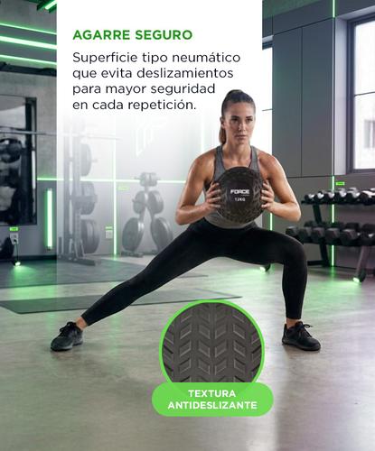 Medicine Ball de 12 Kg Force By Gadnic Pelota Slam Sin Rebote Textura Antideslizante - 3