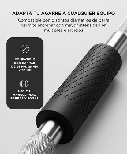 Agarres Para Barras y Mancuernas Force By Gadnic Grip Antideslizante Silicona - 2