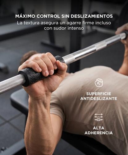 Agarres Para Barras y Mancuernas Force By Gadnic Grip Antideslizante Silicona - 3