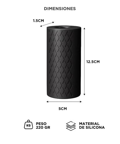 Agarres Para Barras y Mancuernas Force By Gadnic Grip Antideslizante Silicona - 5