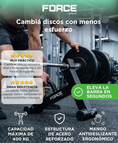 Soporte Peso Muerto Force by Gadnic Barra Jack 400kg - 1
