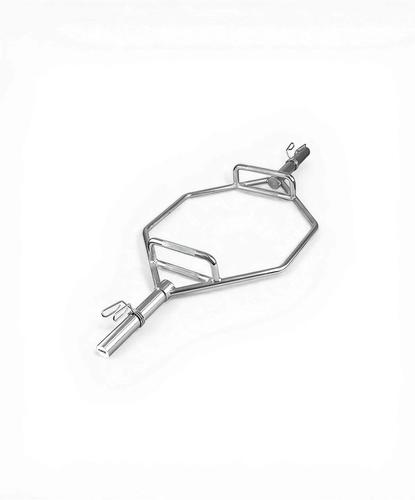 Trap Bar Olimpica Force By Gadnic Hexagonal 50mm Acero Macizo Cromado 145cm 22kg Con Agarres Antideslizantes Para Fuerza - 6