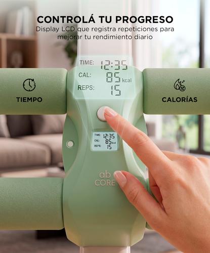 Máquina De Entrenamiento Abdominal Force By Gadnic Con Ajuste De Intensidad Soporte De Celular Display LCD - 3