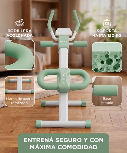Máquina De Entrenamiento Abdominal Force By Gadnic Con Ajuste De Intensidad Soporte De Celular Display LCD - 4