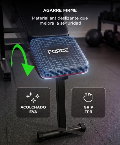 Estación Fitness Multifuncional Force By Gadnic 150kg Multigimnasio Dominadas Fondos - 4